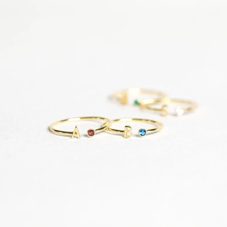 Personalised Customisable Initials Ring