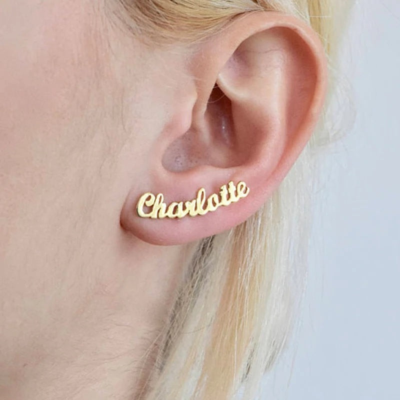 Personalised Name Earrings