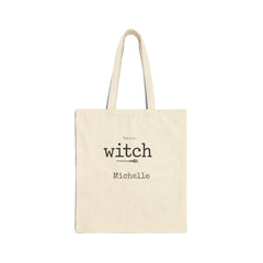 Basic Witch Personalized Halloween Tote Bag