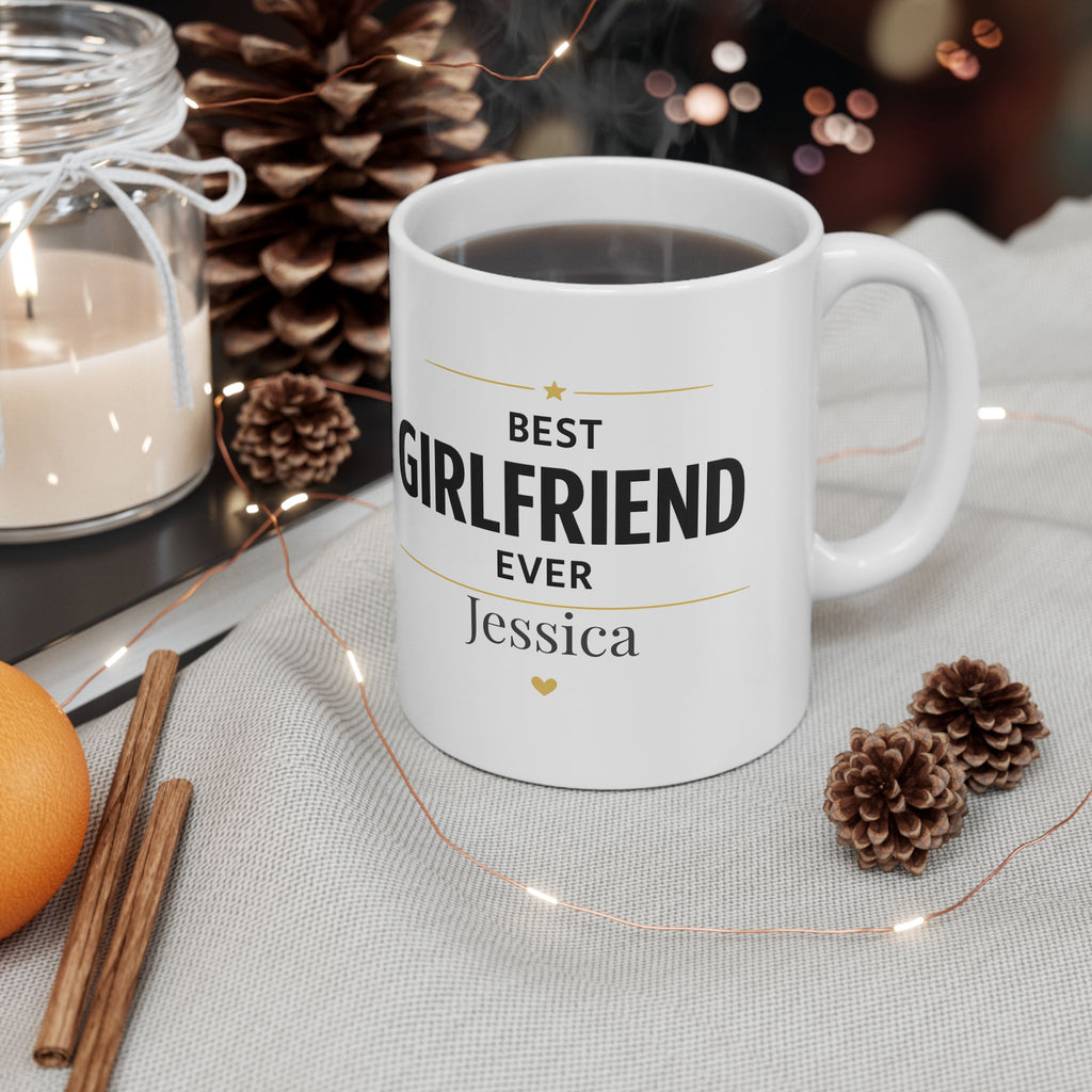 Back view of the Best Girlfriend Ever mug