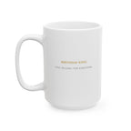 Men's personalized birthday mug on a desk — perfect gift for husband or dad