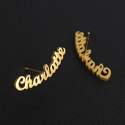 Personalised Name Earrings