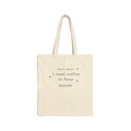 Personalized Hocus Pocus Coffee to Focus canvas tote bag with custom name