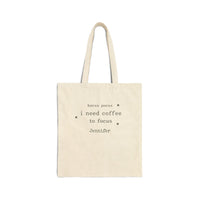 Hocus Pocus Coffee Personalized Halloween Tote Bag