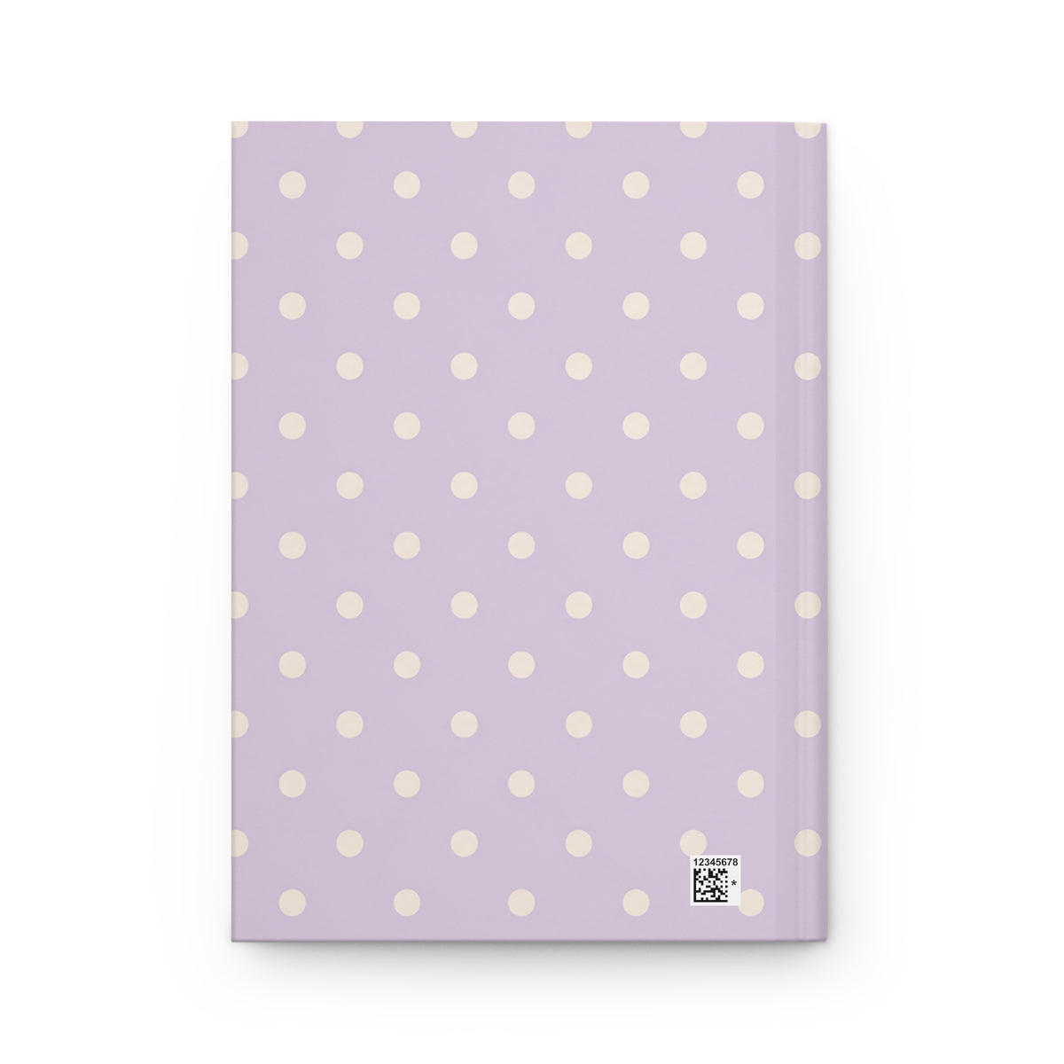 Lavender Fields journal styled on a wooden desk with coffee and pen, flat lay