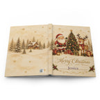 Back cover of the Merry Christmas journal showing the discreet production barcode