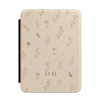 Cottagecore Wildflower Monogram Kindle Case