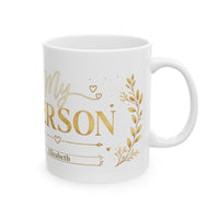 Personalized My Person Mug - Gold Leaf