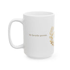 My Person mug displayed on a shelf