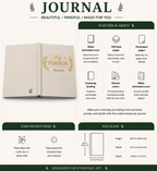 My Person personalized journal given as a gift alongside a wrapped present