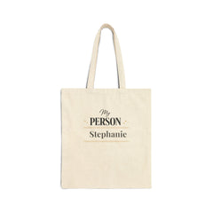 My Person Sparkle Personalized Tote Bag