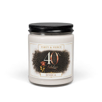 Personalized 40th Birthday Candle