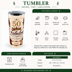 Back angle of 50 & Fabulous tumbler design