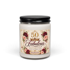 Personalized 50th Birthday Candle