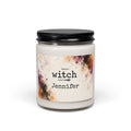 Personalized basic witch soy candle with the name Jennifer