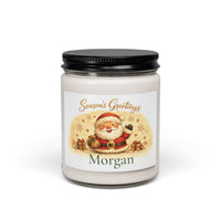 Personalized Christmas Santa Candle