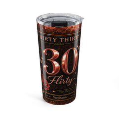 Dirty Thirty Personalized Birthday Tumbler
