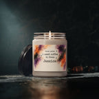 Size reference of the 9 oz Halloween coffee candle jar