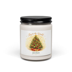 Personalized Christmas Tree Candle