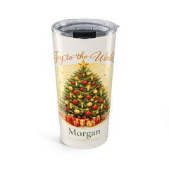 Joy to the World Personalized Christmas Tumbler