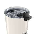 Legendary Boyfriend tumbler held in hand showing size and grip