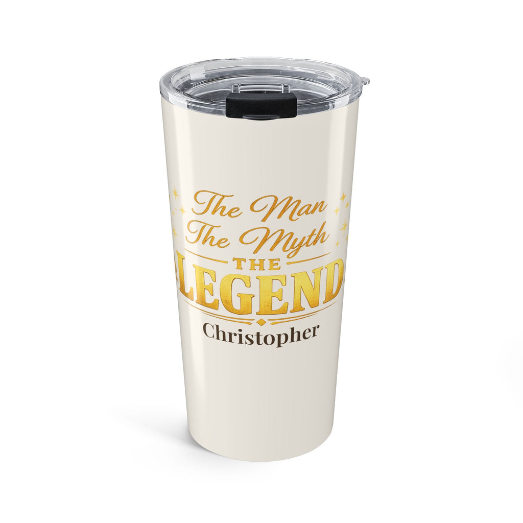 Personalized Man, the Myth, the Legend tumbler with custom name