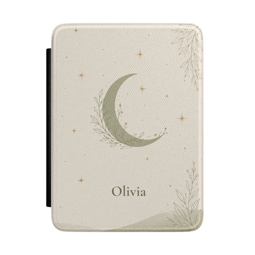 Minimalist Moon Personalized Kindle Case