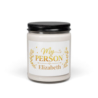 Personalized My Person Candle - Gold Floral