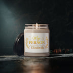 Size reference of the 9 oz My Person candle jar