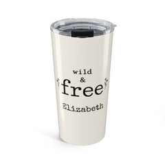 Wild & Free Personalized Tumbler