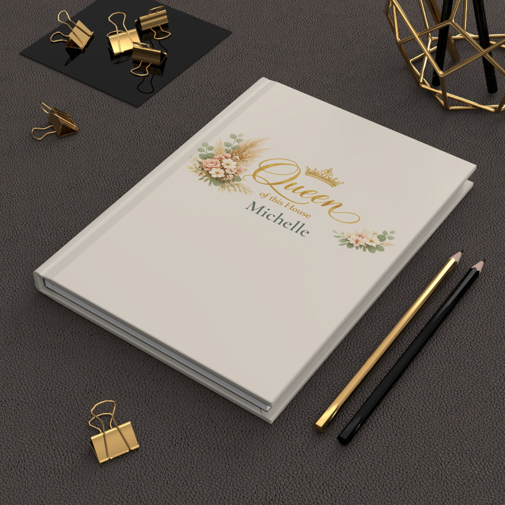 Queen of This House journal held in hand to show size and portability