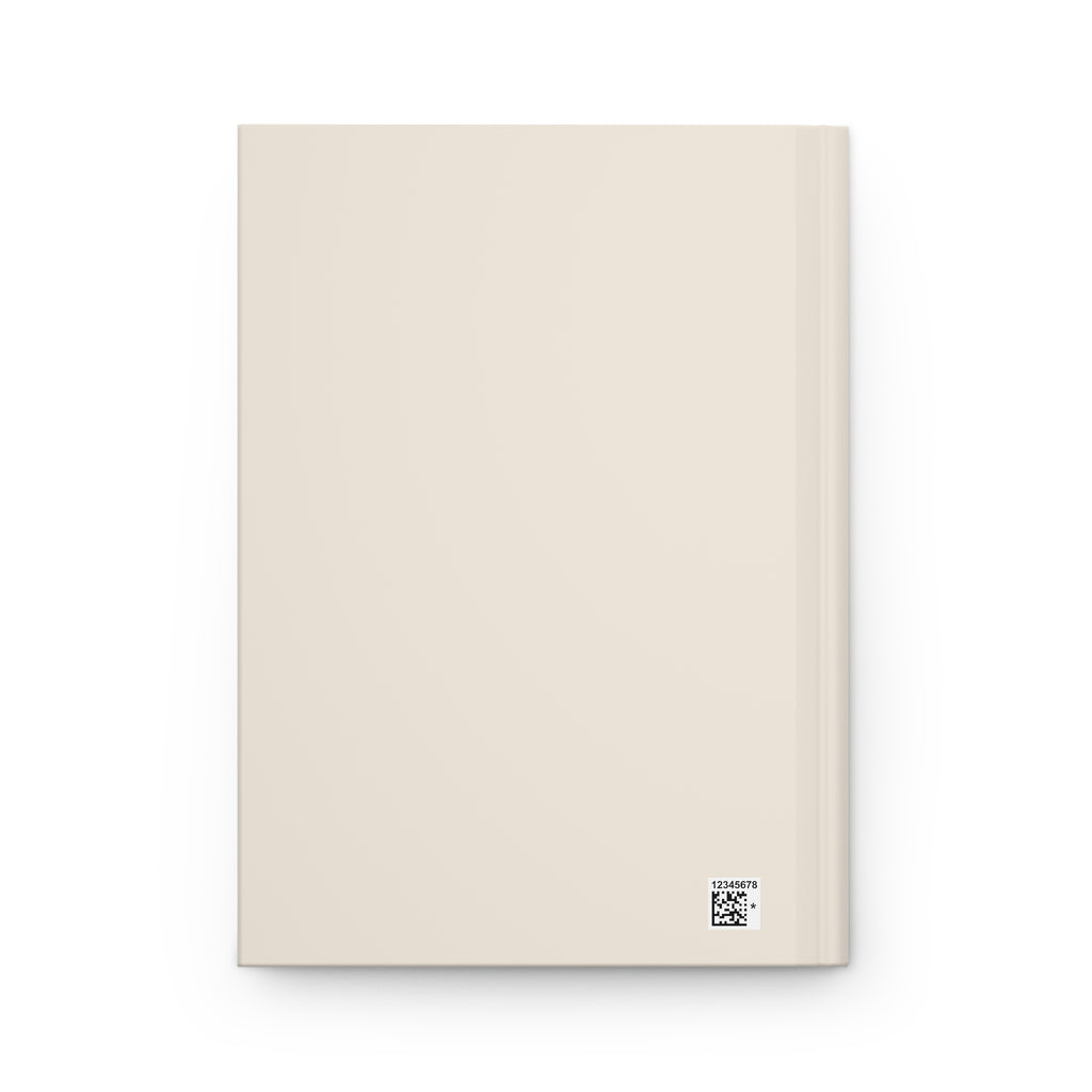 Queen of This House journal styled on a nightstand with candle and flowers, flat lay