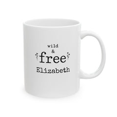Personalized Wild & Free Mug