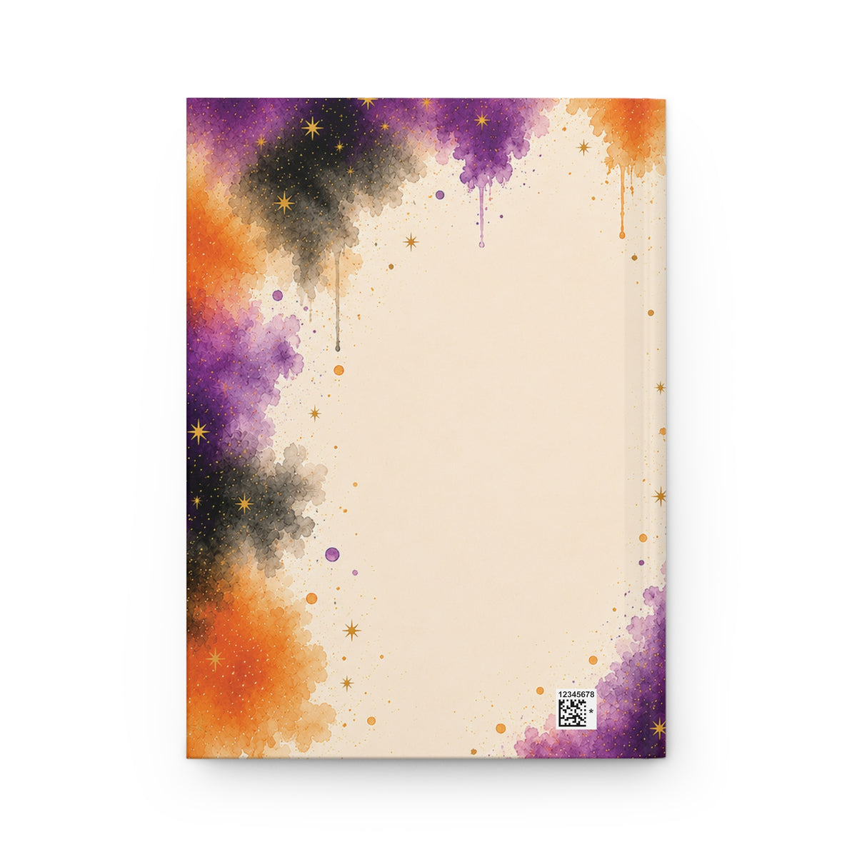 Witch Better Have My Coffee journal styled with a mug and fall leaves, flat lay